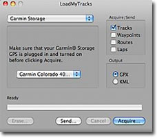 LoadMyTracks Screen Shot